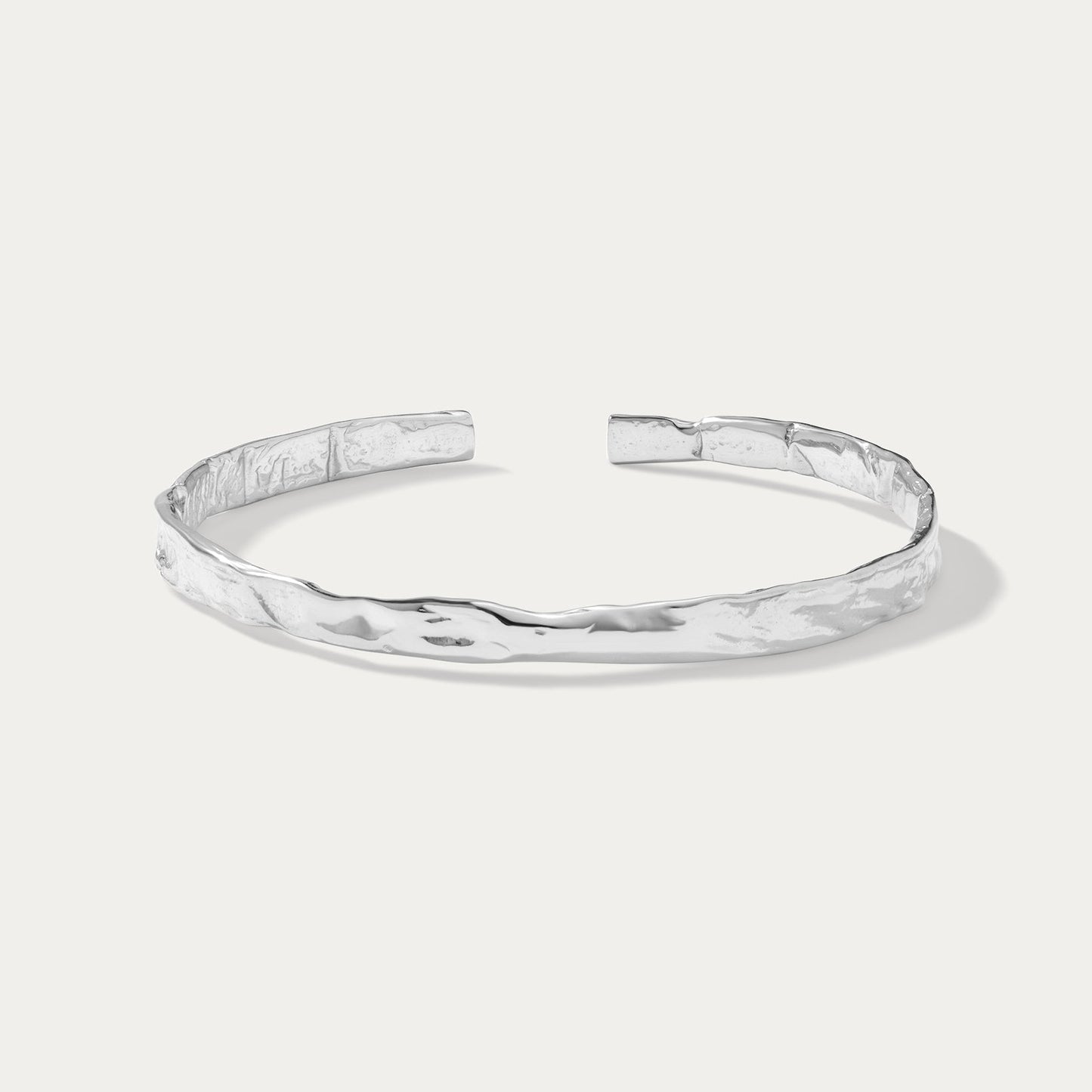 Elodie Textured Torque Bangle