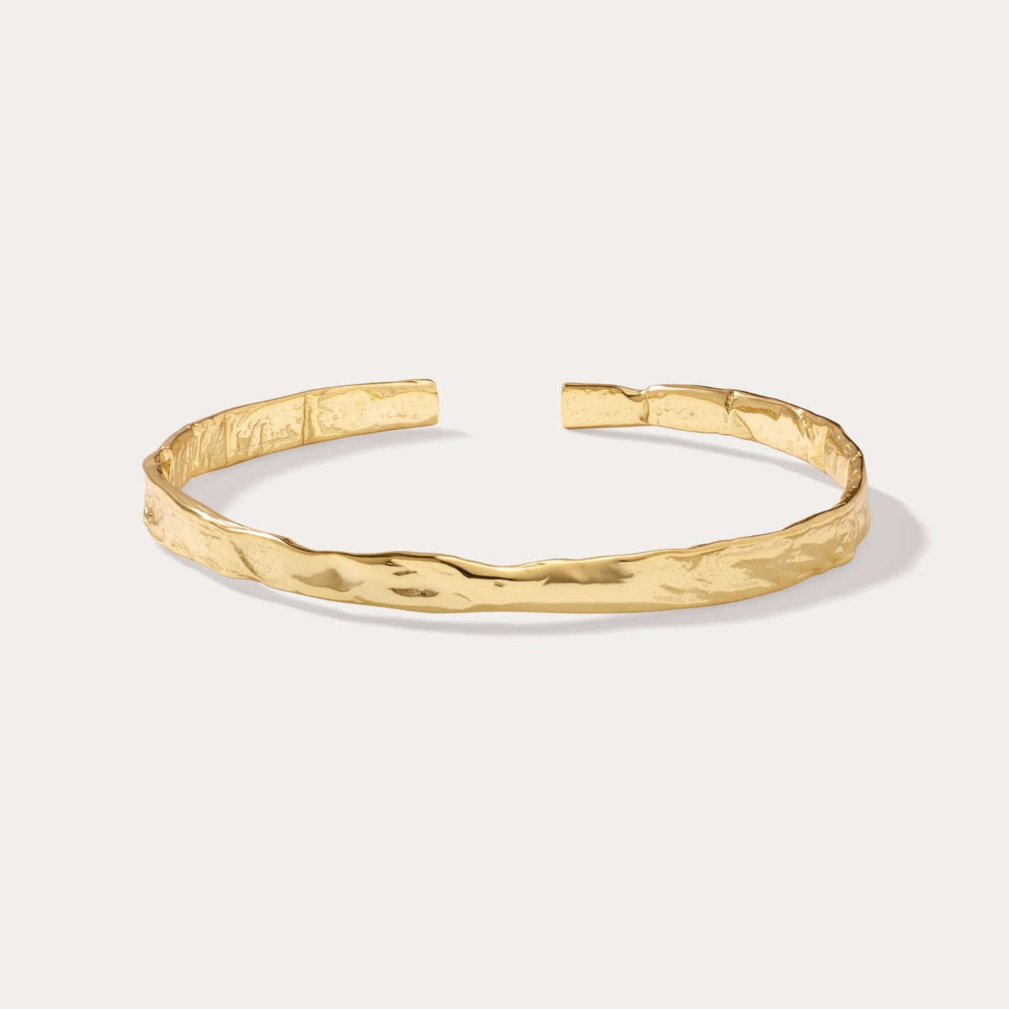 Elodie Textured Torque Bangle