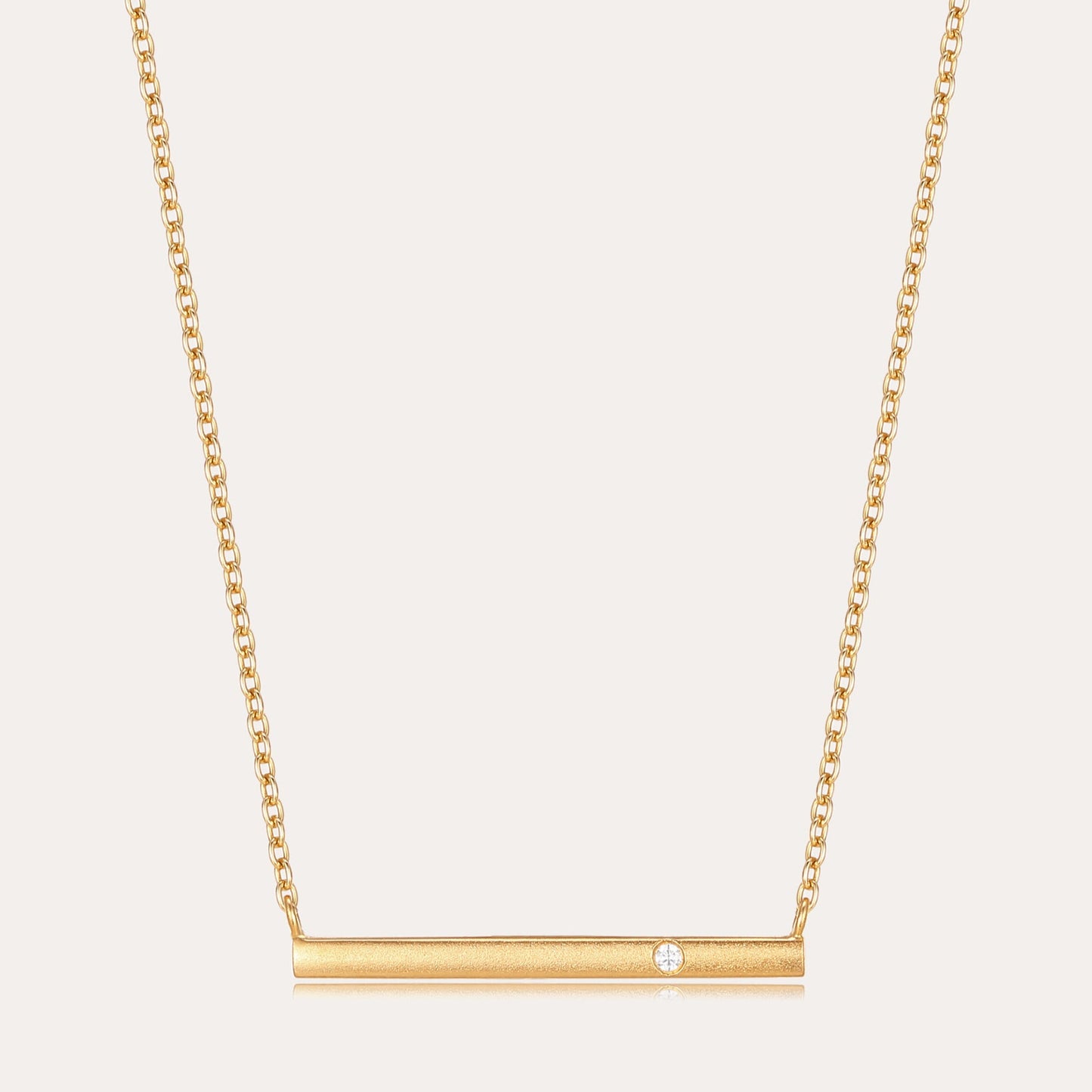 Regina Horizontal Bar Pendant Necklace