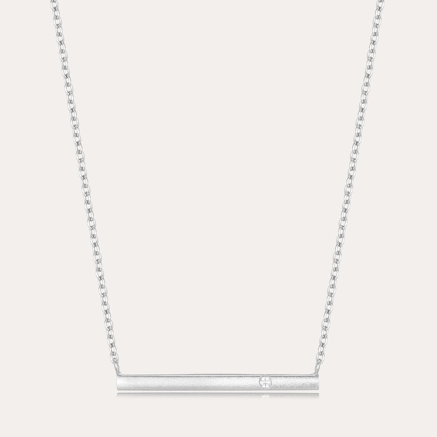 Regina Horizontal Bar Pendant Necklace