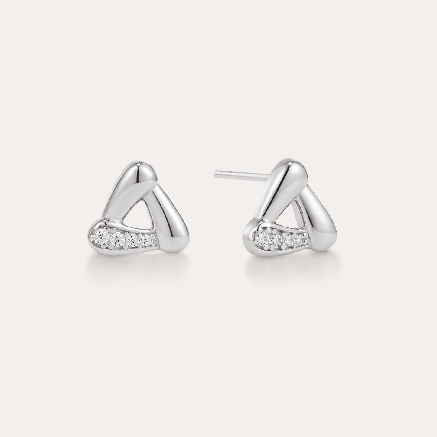 silver stud earrings