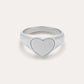Willa Heart Signet Pinky Ring