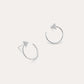 Reneé Triangle Linear Hoop Earrings