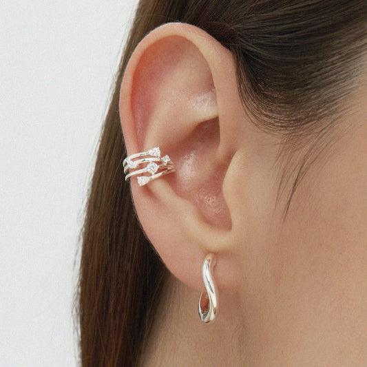 Vale Crystal Ear Cuff