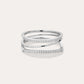 Nola Pavé Triple Band Ring