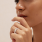 Charlotte Eternity Ridged Ring
