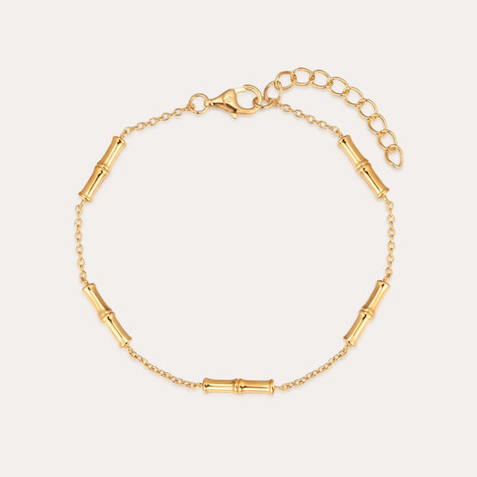 Gold Bamboo Bracelet 1
