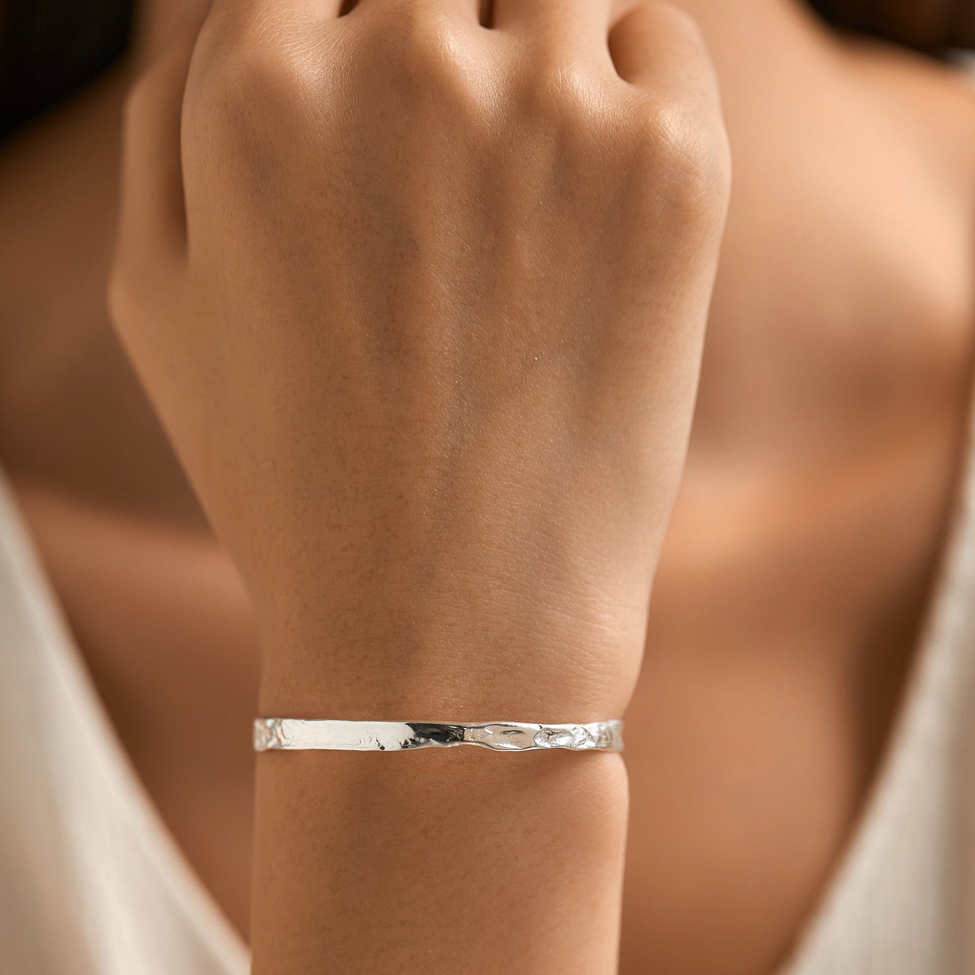 silver bangles for women