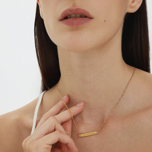 Gold Bar Necklace