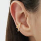 Gold CZ ear cuff