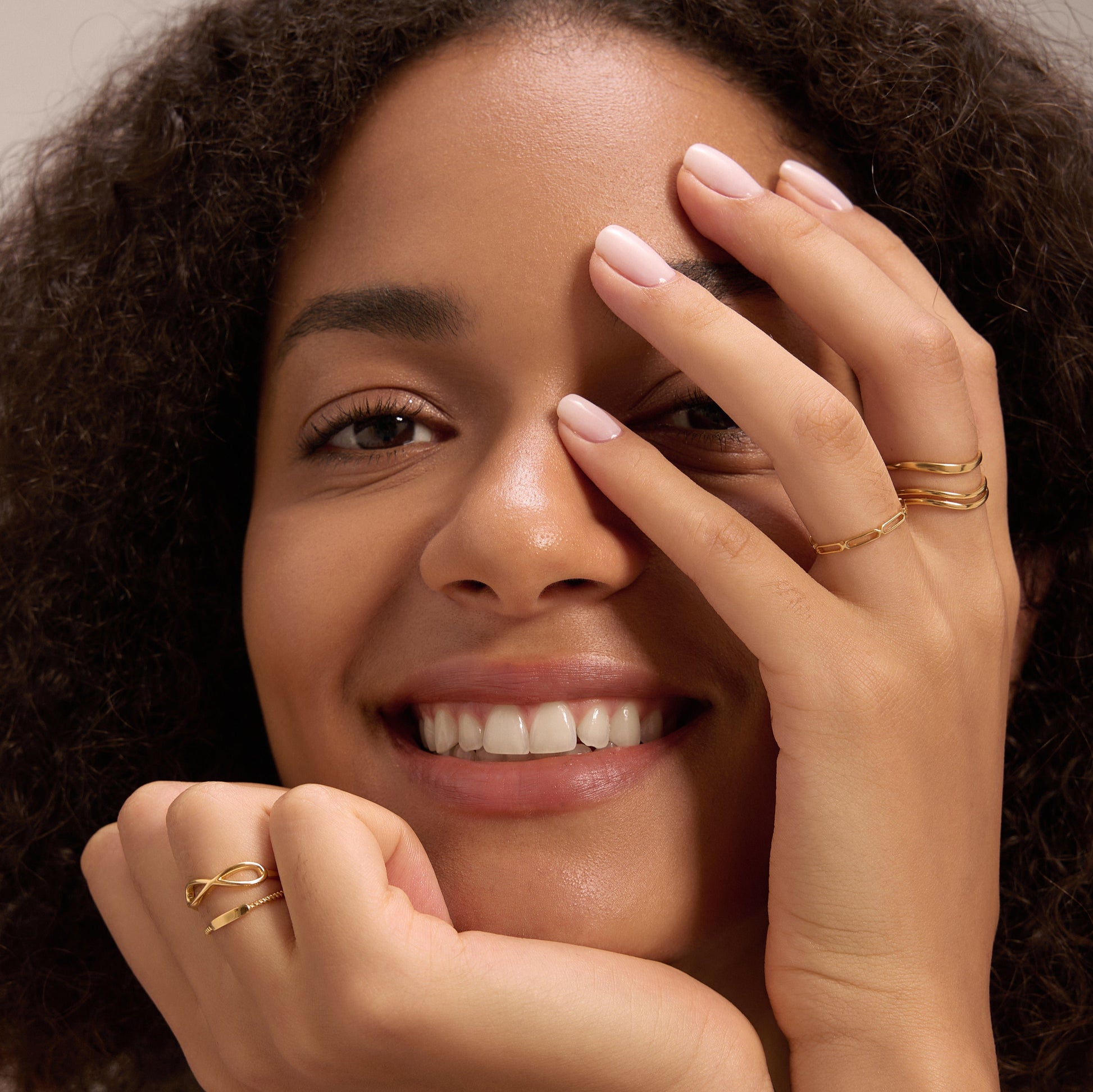 Gold Stacking ring collection