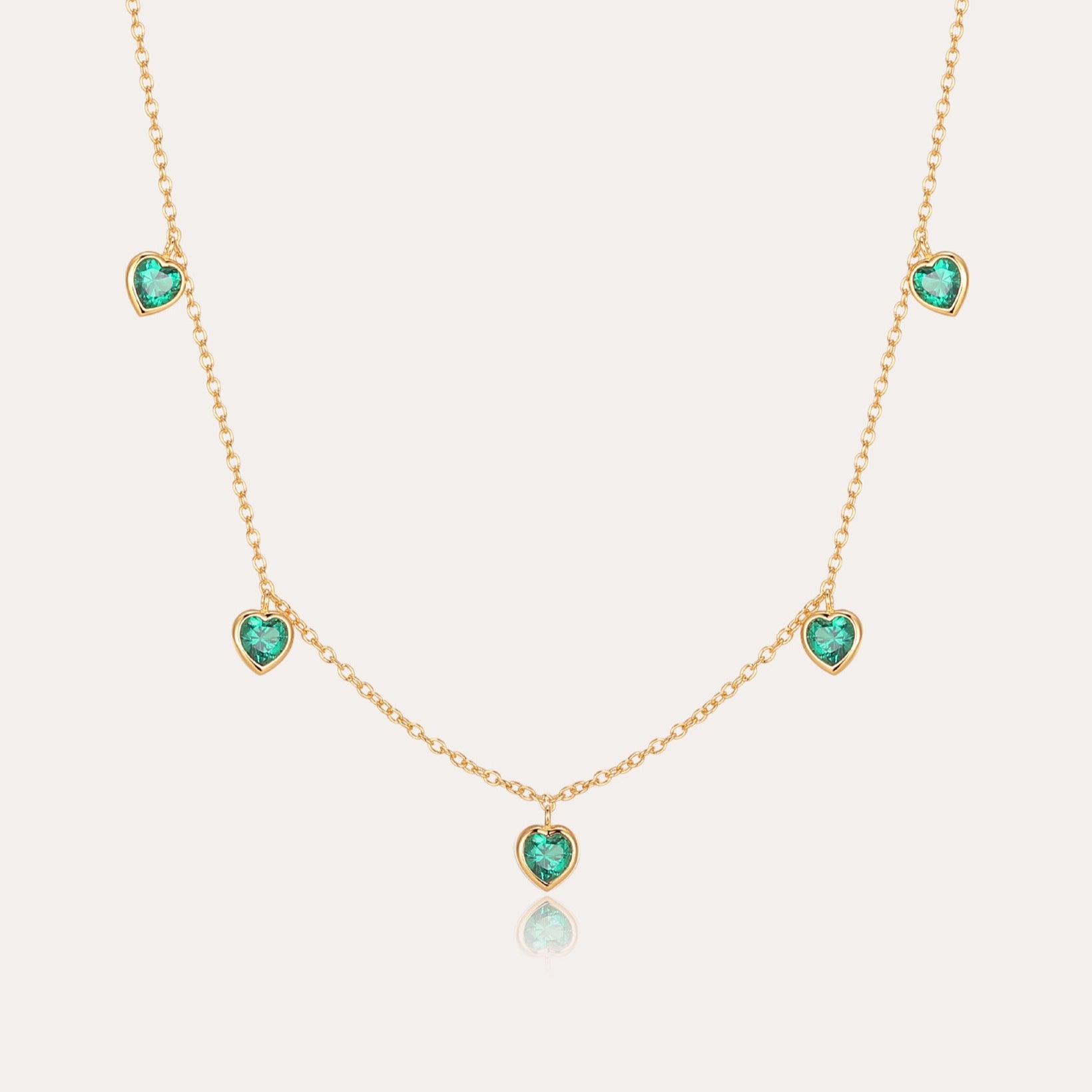 Green Heart Necklace