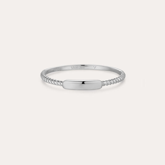 Lya Horizontal Bar Stacking Ring