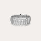Charlotte Eternity Ridged Ring