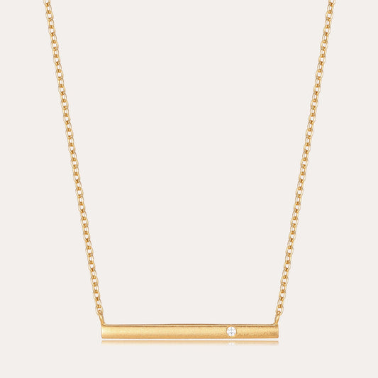 Regina Horizontal Bar Pendant Necklace