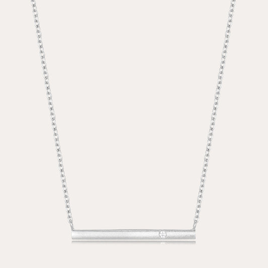 Regina Horizontal Bar Pendant Necklace