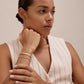 Silver stacking rings and silver bracelet