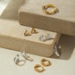 Stacking ring and earring collection
