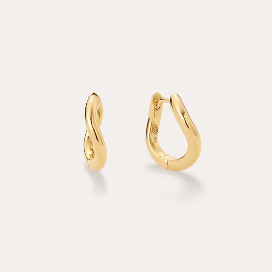 gold hoop earrings