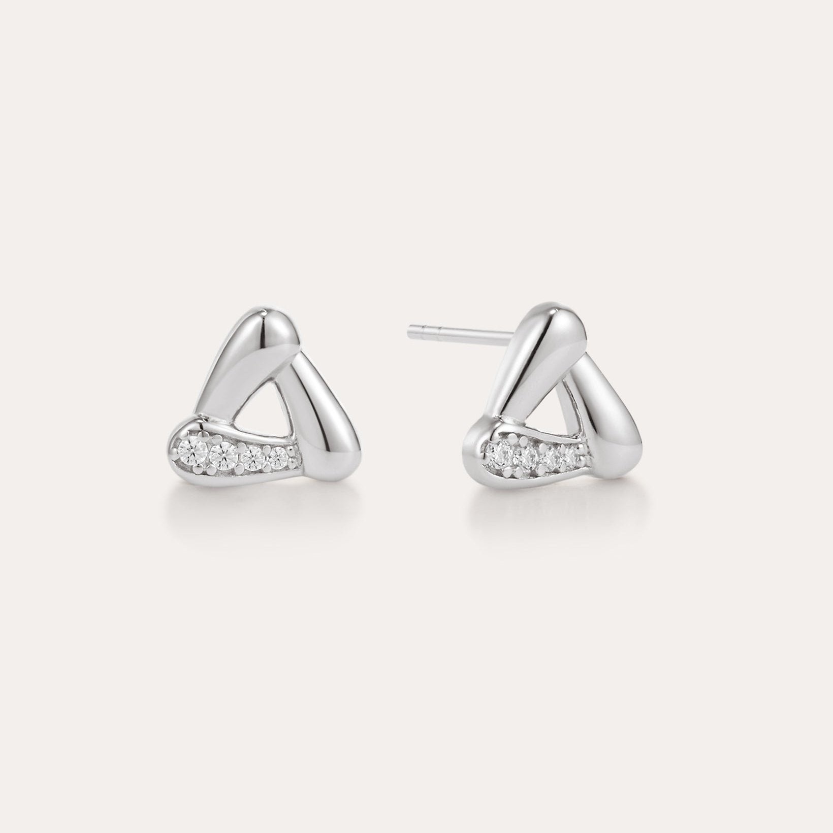 silver stud earrings