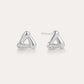 silver stud earrings